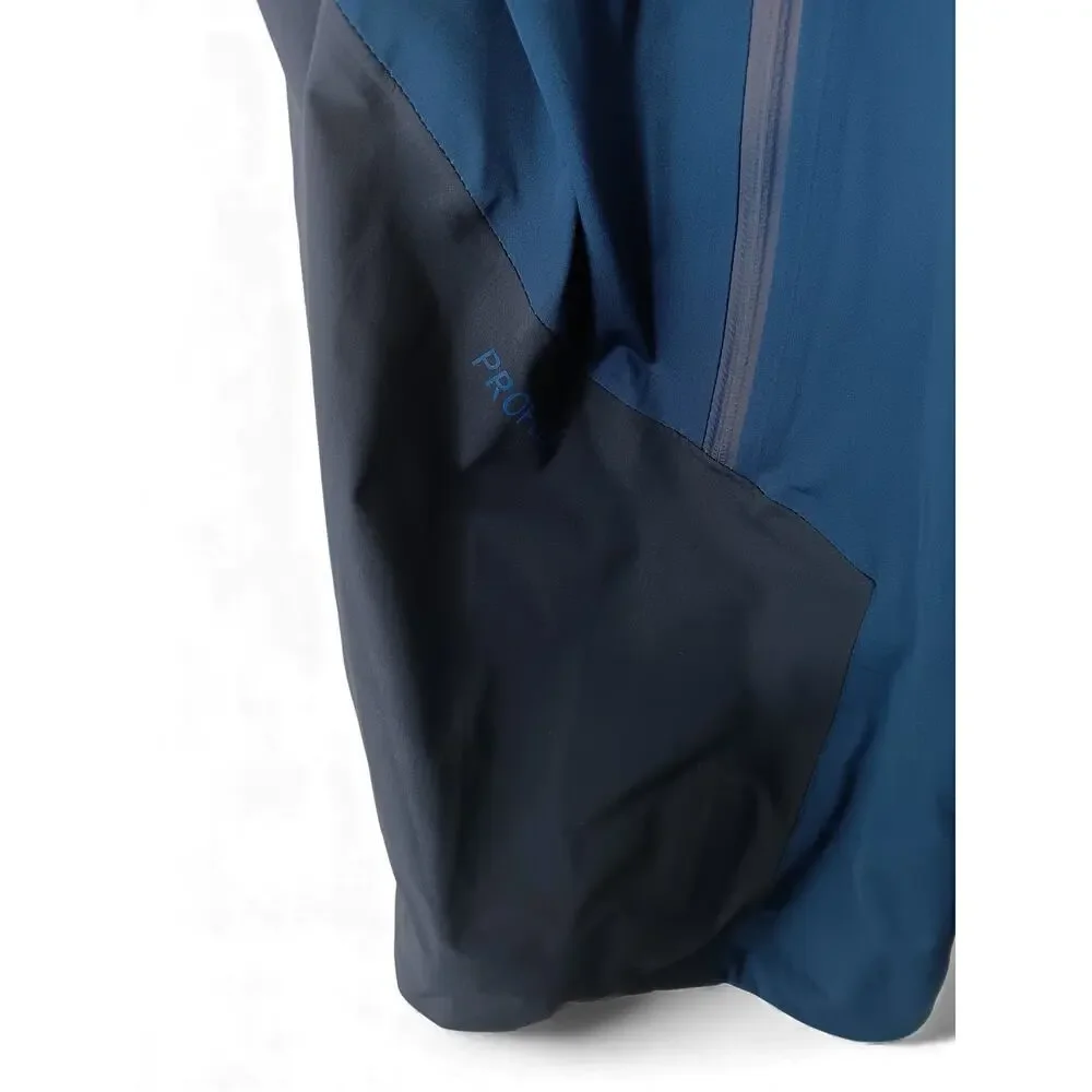 New Rab Kinetic Alpine 2.0 Jacket XXL Blue Softshell Hooded BuildGroup Logo